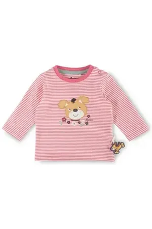 sigikid Langarmshirt Langarmshirt Funny Dog (1-tlg) rosa 98