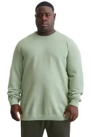 Marc O’ Polo Rundhalspullover aus Bio-Baumwoll-Piqué grün 3XL