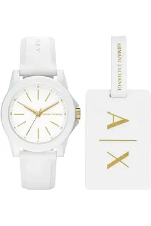 Giorgio Armani ARMANI EXCHANGE Quarzuhr Silikon weiß