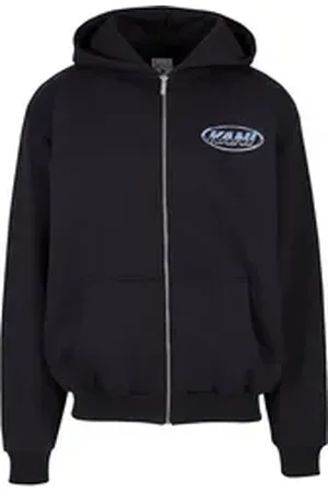 Karl Kani Kapuzenpullover Woven Signature Chrome Zip Hoodie schwarz L