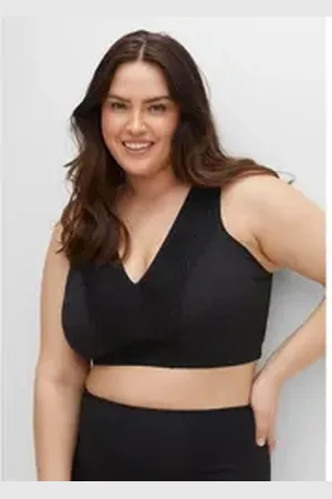 Sheego Bügelloser BH Große Größen in verschlussloser Bustier-Form schwarz 110