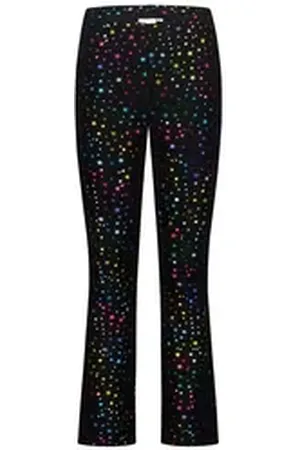 Salt & Pepper Leggings Foilprint Stars mit schimmerndem Sternchen-Druck schwarz 98