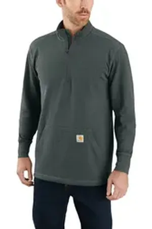 Carhartt Longsleeve Mens Workwear Langärmeliges Thermo-Shirt grün l
