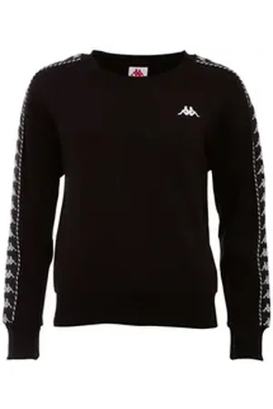 Kappa Fleecepullover Damen Sweatshirt Ilary 309068 schwarz L