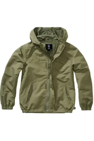 Brandit Brandit Windbreaker Brandit Kinder Windbreaker Summer Frontzip grün 146/152