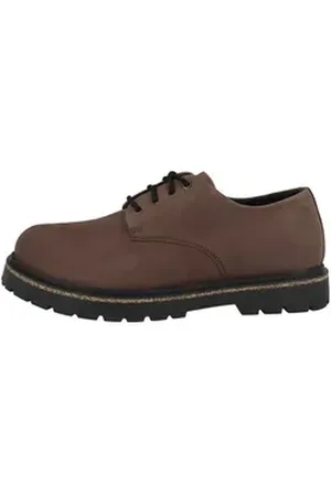 Birkenstock Highwood Lace Low geöltes Leder Unisex Erwachsene Schnürschuh braun 41 EU