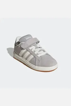 adidas Sportswear GRAND COURT 00S KIDS Klettschuh Design auf den Spuren des Superstar grau 32 EU