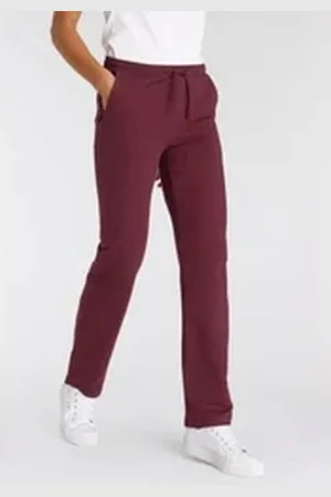 FLASHLIGHTS Sweathose Mit Geradem Bein rot 48/50