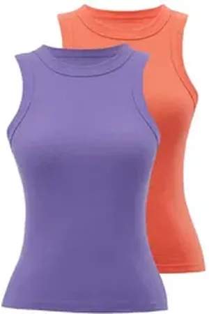 WESTMARK LONDON Tanktop WMCLARA RIB 2-PACK lila L