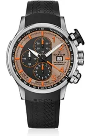 Edox Chronograph Chronorally Automatik Herrenuhr 45mm 10ATM 01129-TNCA-BENO