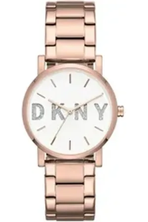 DKNY Quarzuhr Edelstahl goldfarben