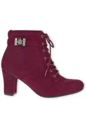 Hirschkogel by Andrea Conti Trachten Stiefeletten - FANNY - bordo Stiefelette 40 EU