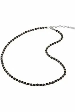 Breil Edelstahlkette Herrenhalsband TJ2410 45 cm schwarz