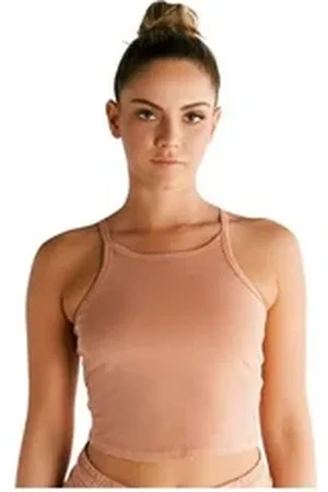 Leela COTTON Sporttop Sport Top braun S