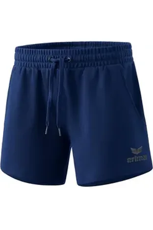 Erima Sporthose Essential Team Sweatshort Damen Hell Shorts blau 38