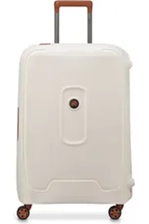 Delsey Paris Hartschalen-Trolley Moncey, 4 Rollen, Polypropylen beige|weiß
