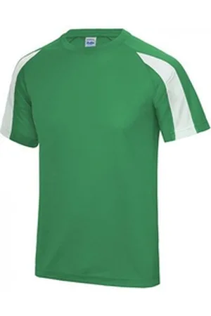 Just Cool Trainingsshirt Contrast Cool Sport T-Shirt + WRAP zertifiziert S