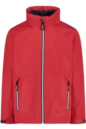 CMP Outdoorjacke Jungen Jacke Kid Jacket Fix Hood 31Z1534D rot 164
