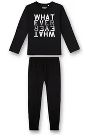 Sanetta Pyjama Jungen Pyjama Baumwolle (2 tlg) schwarz 152