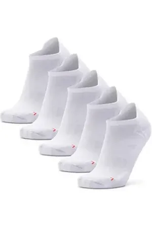 DANISH ENDURANCE Basicsocken No Show Laufsocken (5-Paar) No Show Laufsocken, atmungsaktiv & leicht, Anti-Reibung weiß 43-47