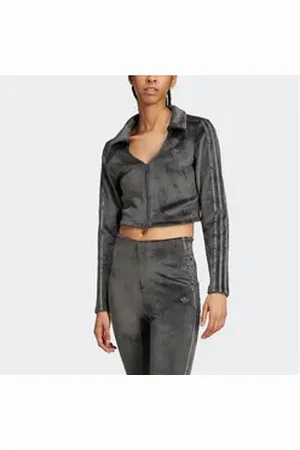 adidas Originals Sweatjacke RIB CRDIGN (1-tlg) grau L
