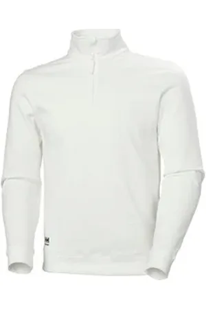 Helly Hansen Rundhalspullover Classic Half Zip Sweatshirt weiß L