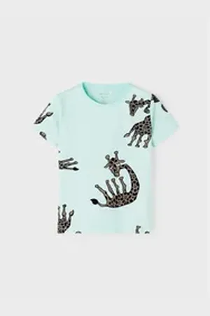 NAME IT T-Shirt NMMJESAN (1-tlg) Tiermotive blau 110