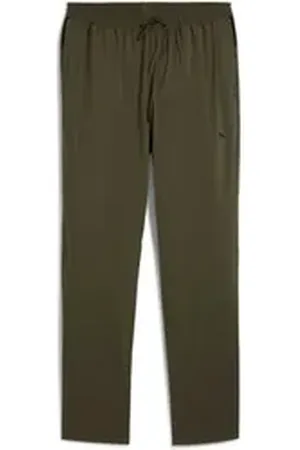 PUMA Sporthose ALWAYS ON WOVEN TAPERED PANT DARK OLIVE XXL