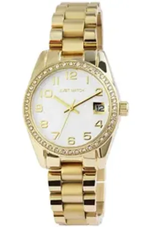 Just Watches Quarzuhr Emilia mit Edelstahlarmband, Datumsanzeige, Mineralglas