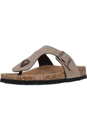 Cruz Barns Sandale mit verstellbarem Zehentrennerriemen braun|grau 41 EU