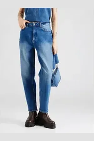 B YOUNG Loose-fit-Jeans BY Loetta (1-tlg) Plain/ohne Details blau 29