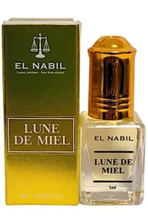 El Nabil Öl-Parfüm Musc Lune de Miel Parfum Öl mit Roll-On-Applikator 5 ml
