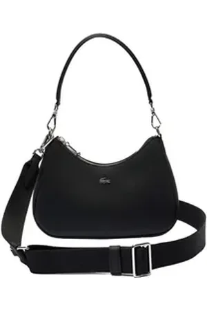 Lacoste Henkeltasche Damen Handtasche Lederimitat schwarz