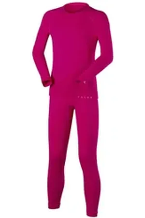 Falke Unterziehshirt Kinder Set Longsleeved Shirt + Long Tights 31909 rosa 110-116