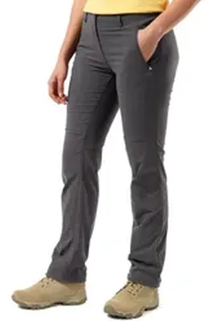 Craghoppers Leggings - NosiLife PRO Damen Trekkinghose Stretch, dunkelgrau 34/XS