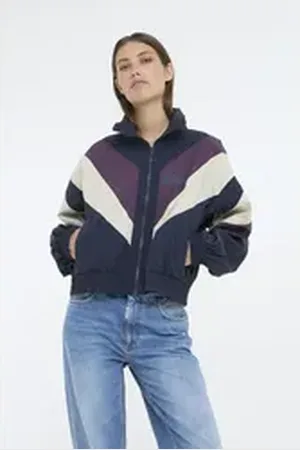 Ball Outdoorjacke BASTELLA COLORBLOCK Sportliche coole Jacke blau S