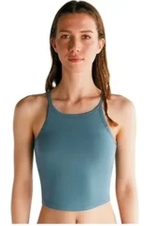 Leela COTTON Sporttop Sport Top blau M
