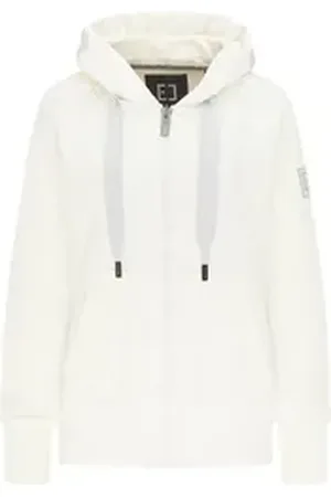ELBSAND Sweatjacke Damen Sweatjacke KELDA Regular Fit (1-tlg) beige S