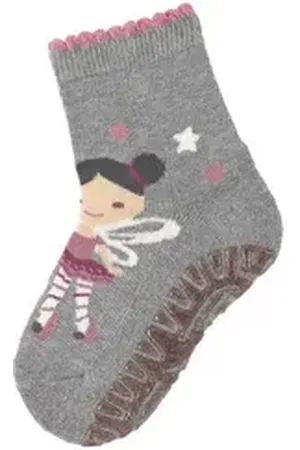 Sterntaler ® ABS-Socken Glitzer-Flitzer AIR Fee grau|silberfarben 20