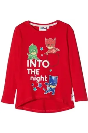 PJ Masks Langarmshirt Pyjamahelden für Jungen und Mädchen rot 98
