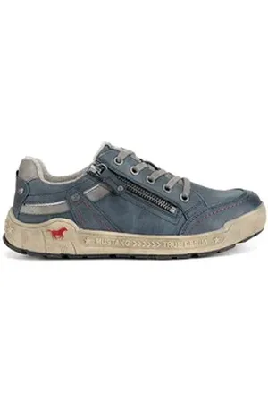 Mustang Halbschuhe Damen 1290-302 Blau Schnürschuh blau 40 EU