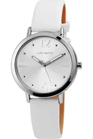Just Watches Quarzuhr Louna Damenuhr Echtlederband schwarz