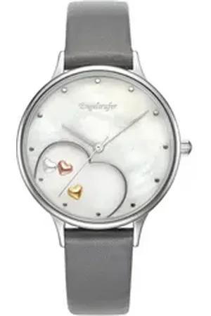 Engelsrufer Quarzuhr ERWA-HEART-LGY1-MS Happy Hearts Damenuhr 34mm 5ATM ERWA-HEART-LGY1-MS Happy Hearts Damenuhr 34mm 5ATM