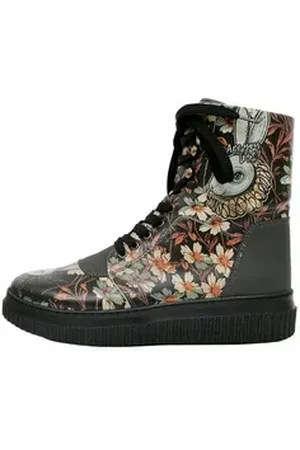 Dogo Damen Damen Future Boots State Of Bliss 36 Farbig Vegan Damen Bo Schnürboots Vegan grau|schwarz 38 EU