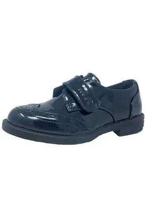familytrends Lackschuhe Klettschuh mit praktischem Klettverschluss blau 25 EU
