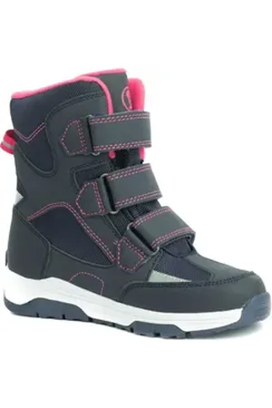 TROLLKIDS Lofoten Winter Klettstiefel wasserdicht blau 35 EU