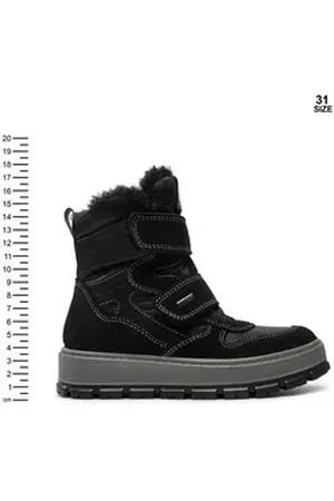Primigi Schneeschuhe 6870000 S GORE-TEX Schwarz Schnürschuh schwarz 31 EU