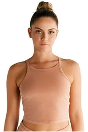 Leela COTTON Sporttop Sport Top braun XL
