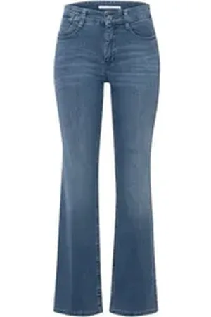 Mac 5-Pocket-Jeans Jeans Laura Bootcut blau 44/32