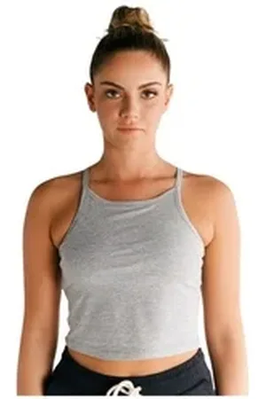 Leela COTTON Sporttop Sport Top grau L